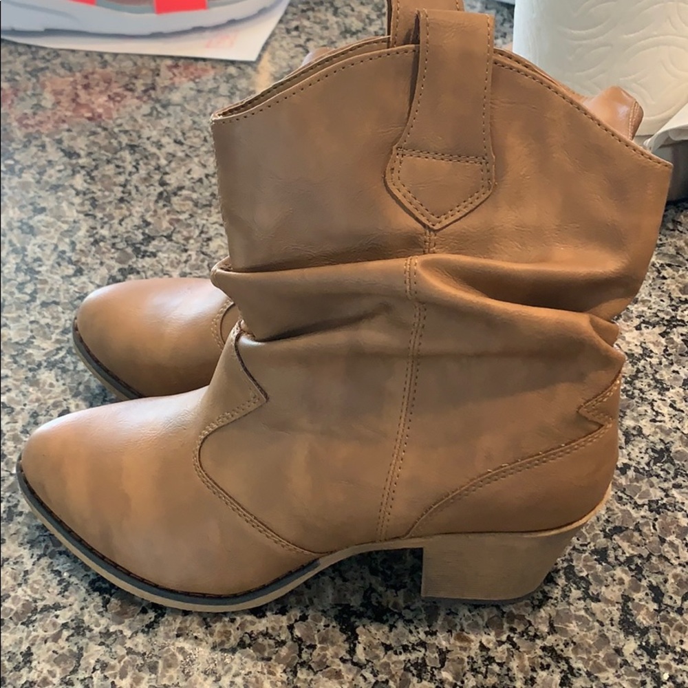 Slouch ankle booties